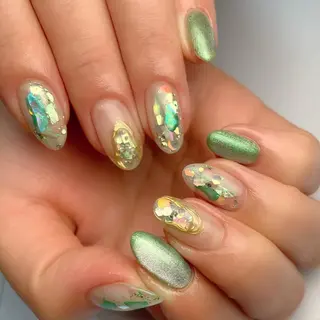 ミディアム ネイル 下妻市ﾈｲﾙｻﾛﾝ M_styleのネイルデザイン