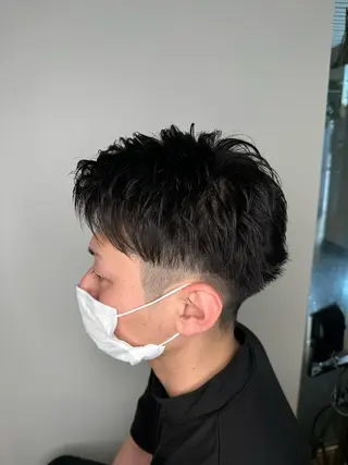 メンズ amon H&D 古船場店　髪質改善美容室所属・小倉/メンズ/ パーマ/下田亮斗のヘアスタイル