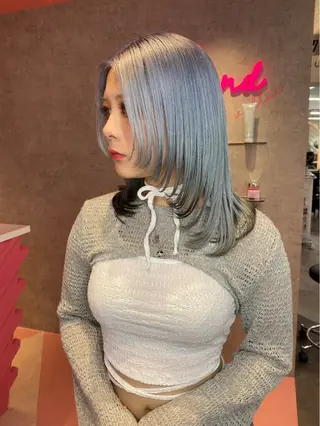 ミディアム ボブ/レイヤー/髪質 改善/《れん》のヘアスタイル