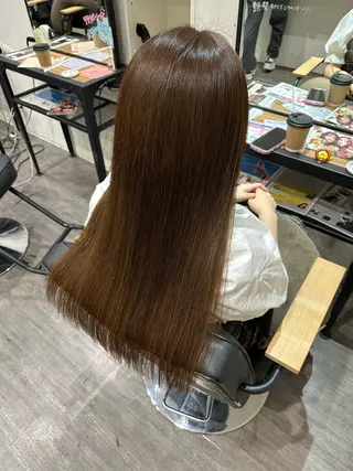 ロング カラー 艶髪レイヤー上田 紗也🇰🇷💗のヘアスタイル