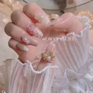 ネイル 23時まで❤︎韓国、 ワンホンネイルのネイルデザイン