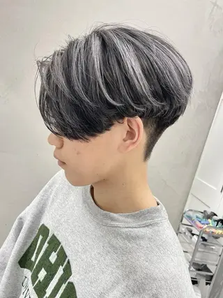 カラー パーマ メンズ 人見知りさんでも安心 奥田 里佳子のヘアスタイル