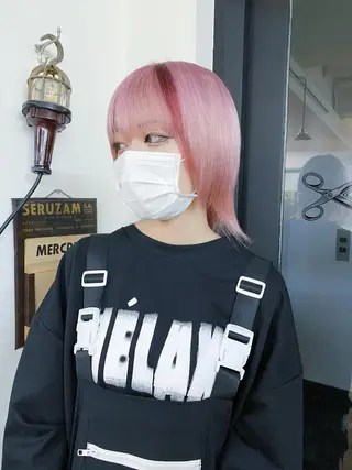 ミディアム カラー ハイトーンカラー ⭐️NAZUNAのヘアスタイル