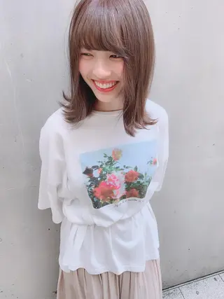 ミディアム 似合わせのプロ🕊 美髪矯正/ioriのヘアスタイル