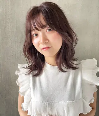 ミディアム HAIR design ARUE所属・仙台1優しい美容師 Kogaのヘアスタイル