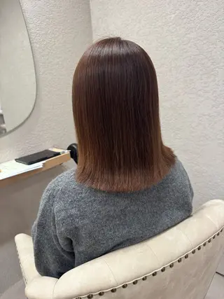 ミディアム カラー 蟹江 聡太✨レイヤーカットのヘアスタイル