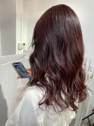 セミロング カラー 💫大宮美容師💫 azusaのヘアスタイル