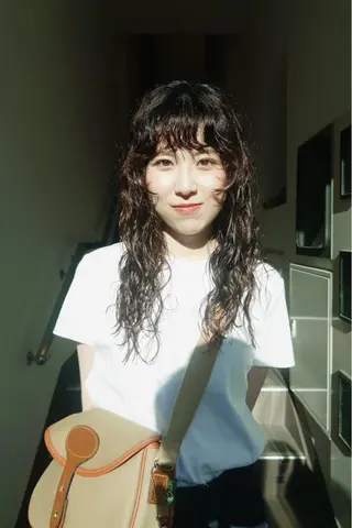 ロング パーマ パーマ 大須美容師 ぱるのヘアスタイル