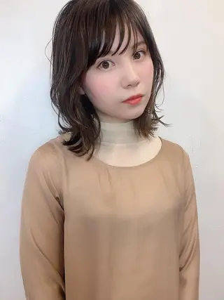 ミディアム 鎌倉 彩のヘアスタイル