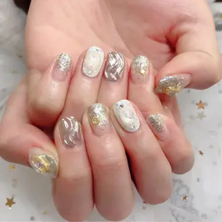 カラー ネイル Q Free nailsのネイルデザイン