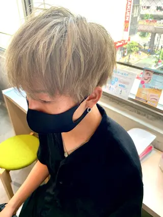 ショート カラー 立川/シールエクステ /みづきのヘアスタイル