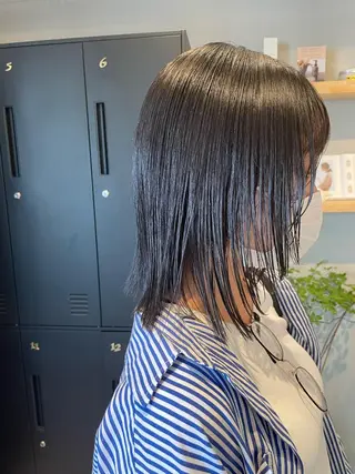 ミディアム パーマ SALOWIN下北沢所属・hazuki 🌝のヘアスタイル