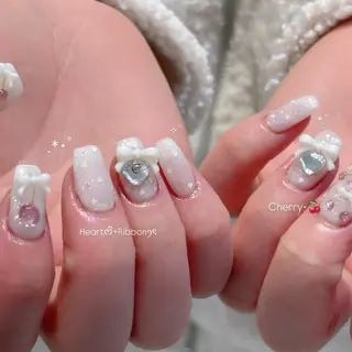 ネイル 🩰ミキ/韓国♡ girlyネイル🩰のネイルデザイン