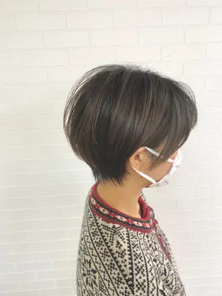 ショート カラー 🎁無料カットカラー 📷撮影モデル募集✨のヘアスタイル