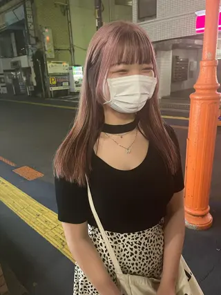 ロング カラー ハイトーン/レイヤー 💜Akaneのヘアスタイル