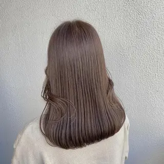 セミロング カラー ヘアアレンジ ブリーチなしカラー/ ブラウン/レイヤーのヘアスタイル