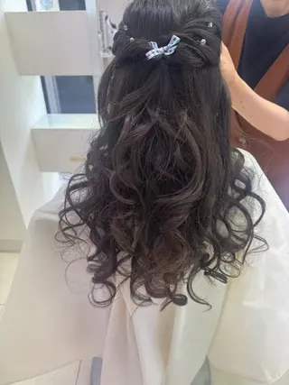 キッズ タカハシ リナのヘアスタイル