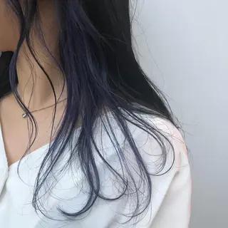 セミロング カラー 古屋 花織のヘアスタイル