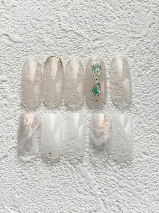 ネイル Li'a Bloom所属・🦋🤍 madoka🤍のネイルデザイン