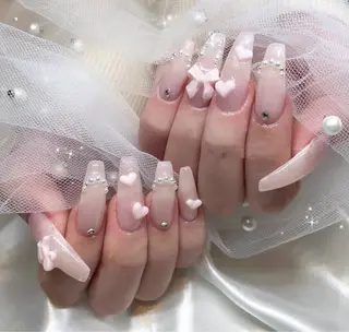 ネイル ETERNA Nail 銀座店【パラジェル/フィルイン/チップ長さだし/マグネット/ニュアンス】所属・ア カリのネイルデザイン