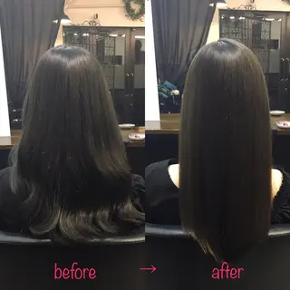 ロング 縮毛矯正&髪質改善 MAILHAIRのヘアスタイル