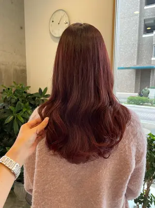 ロング nia所属・柔らかブラウン/栄/ tomitaのヘアスタイル