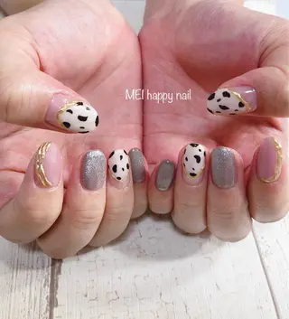 ネイル 北浦和 自爪育成ケアのネイルデザイン