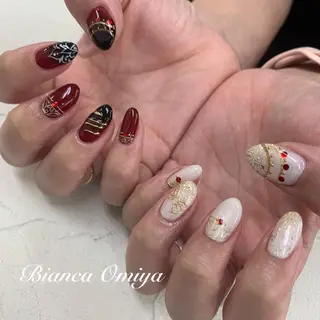 ネイル ネイルサロンビアンカ 大宮店長 モリサワのネイルデザイン