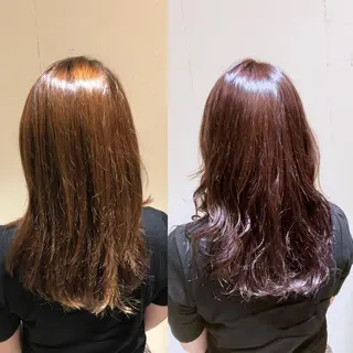 ミディアム カラー パーマ ヘアアレンジ 【ツヤ髪美容師】 ツダケイスケのヘアスタイル