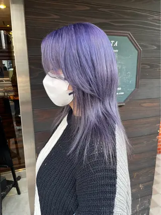 カラー やまはつ そらのヘアスタイル