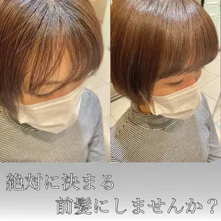 ショート パーマ SALOWIN 新宿三丁目East所属・縮毛矯正/艶カラー /美髪/ﾒｸﾞﾐのヘアスタイル