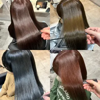 ロング カラー ダブルカラー 新宿のヘアスタイル