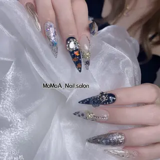 ネイル MoMoA Nail ネイル長さ出し専門店のネイルデザイン
