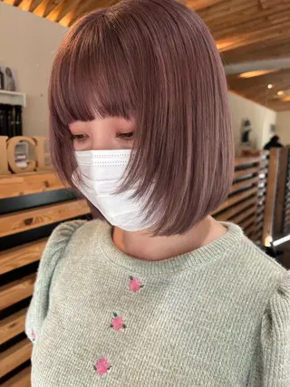 カラー 早川 真幸のヘアスタイル