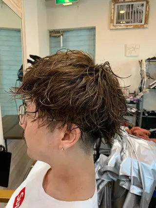 ショート CECIL hair なんば店所属・メンズパーマ 艶髪☆店長☆有馬のヘアスタイル