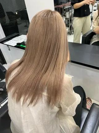 ミディアム カラー opus 店長大和 レイヤー/赤み消しのヘアスタイル