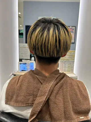 メンズ 立川/ハイトーン/ 髪質改善/田中柚のヘアスタイル