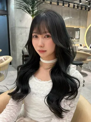 ロング カラー toco.⋆𝜗𝜚 /  天神美容師のヘアスタイル