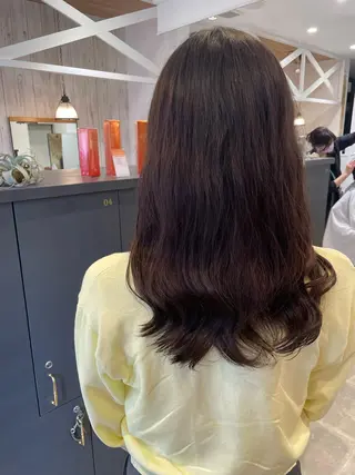 セミロング パーマ 鈴村 大介のヘアスタイル
