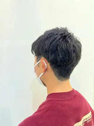 メンズ ブリーチしない暖色 カラー🥀杉 優菜のヘアスタイル