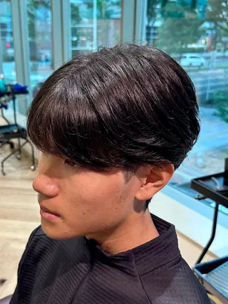 ショート メンズ メンズ特化/ センターパート/八谷のヘアスタイル