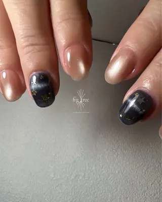 ネイル fig tree所属・fig  tree 地爪育成モニターのネイルデザイン