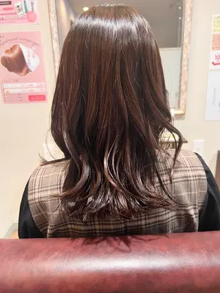 セミロング カラー れいな🌼 ボブ･艶カラー🌼のヘアスタイル