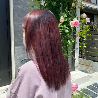 セミロング ﾖｼﾀﾞ ﾕｶのヘアスタイル