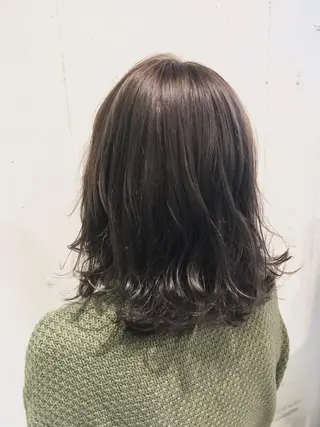 ミディアム カラー パーマ ヘアアレンジ 【ツヤ髪美容師】 ツダケイスケのヘアスタイル