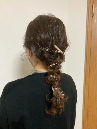 ヘアアレンジ Hair room Leaのヘアスタイル