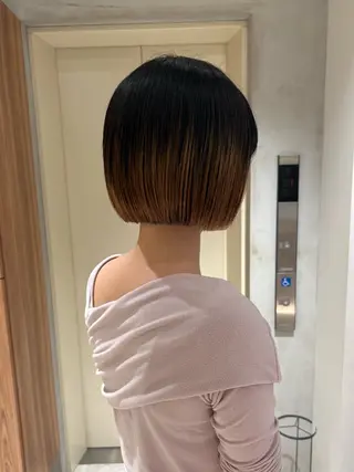 ミディアム ボブ⌇ 艶カラー⌇ RIN🌙のヘアスタイル