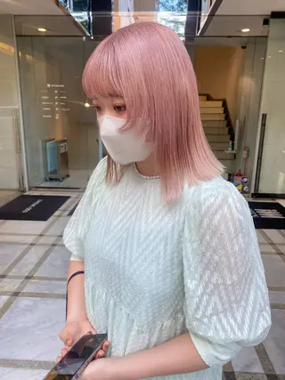 ミディアム カラー riria/ボブ /ブラウンカラー🎀のヘアスタイル