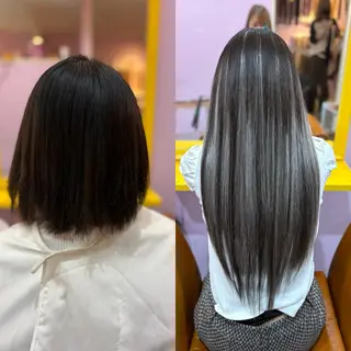 ショート チビ編み込みエクステ どぅ〜す/YUIのヘアスタイル