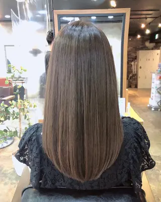 ロング カラー パーマ ヘアアレンジ newi 川崎店のヘアスタイル